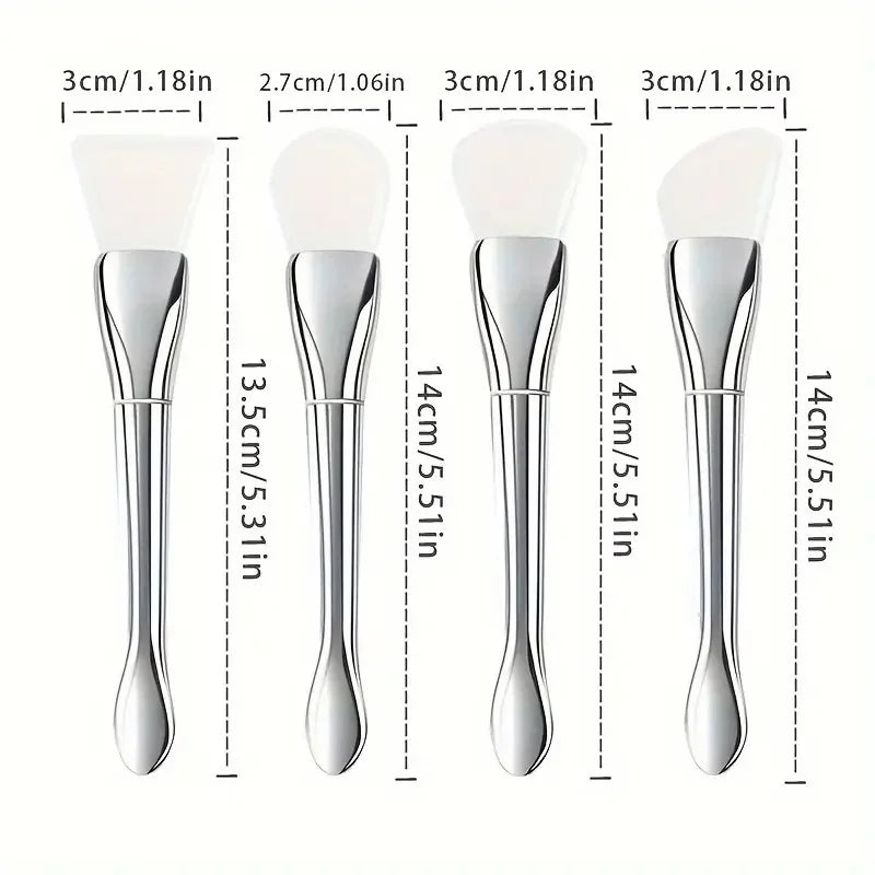 pinceau d'application masque en silicone lavable.